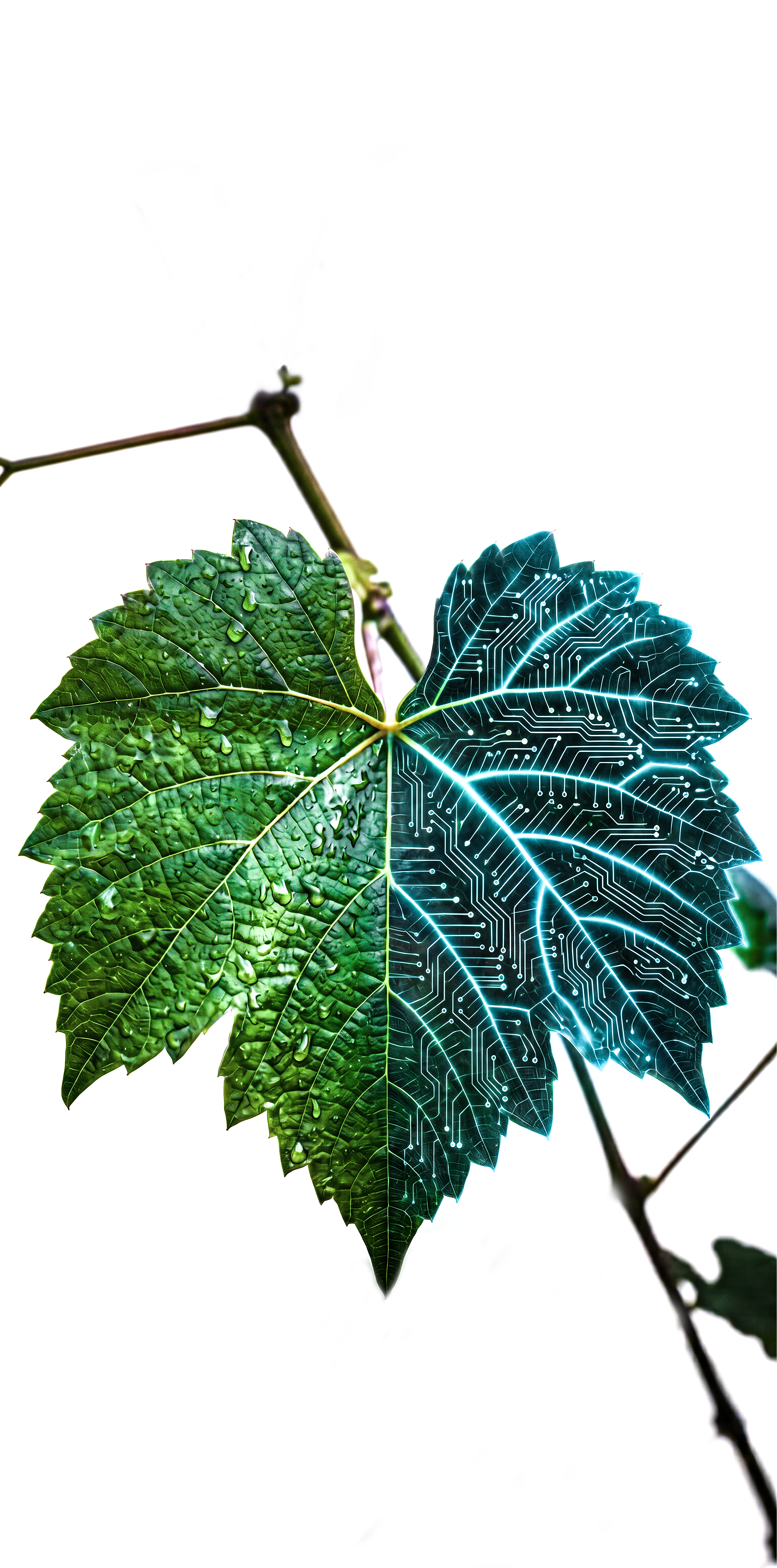 LECREXS vineyard technology leaf